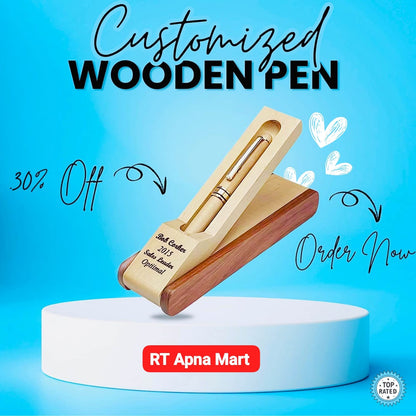 Customized Wooden Engraved Luxury Pencil Set
